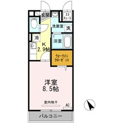 D-room川内川前丁の物件間取画像